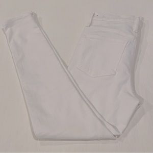 Madewell 10” high rise skinny in white